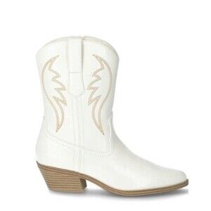 No Boundaries Women’s Short Western Boots Off-white Size 10 New in Box